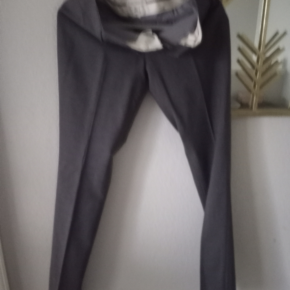 Banana Republic dark gray lined trousers